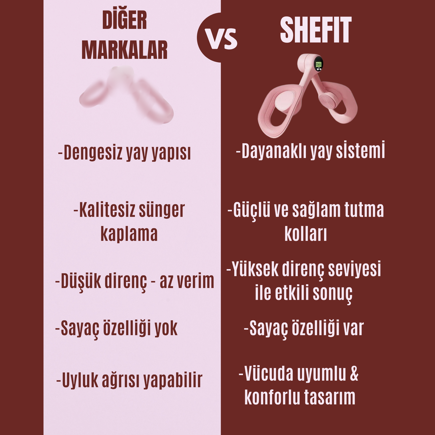 SHEFIT KADINLAR İÇİN EGZERSİZ ALETİ